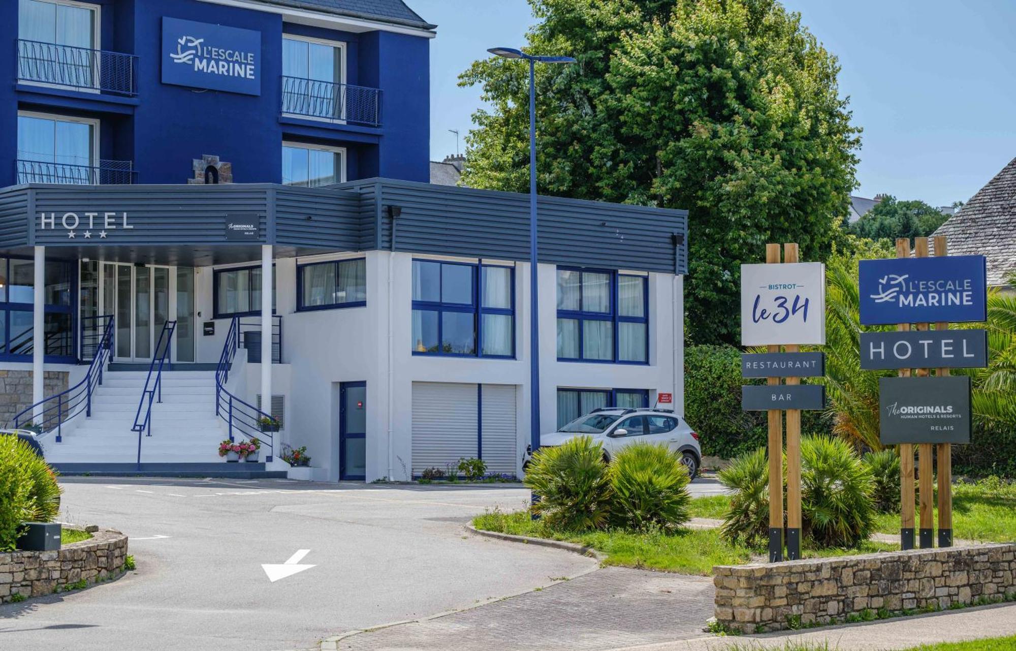 L'Escale Marine, The Originals Relais Hotel Crozon Bagian luar foto